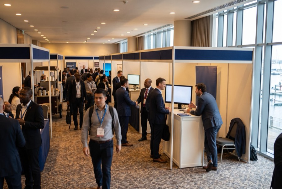 The G-10 showcase in the expo
